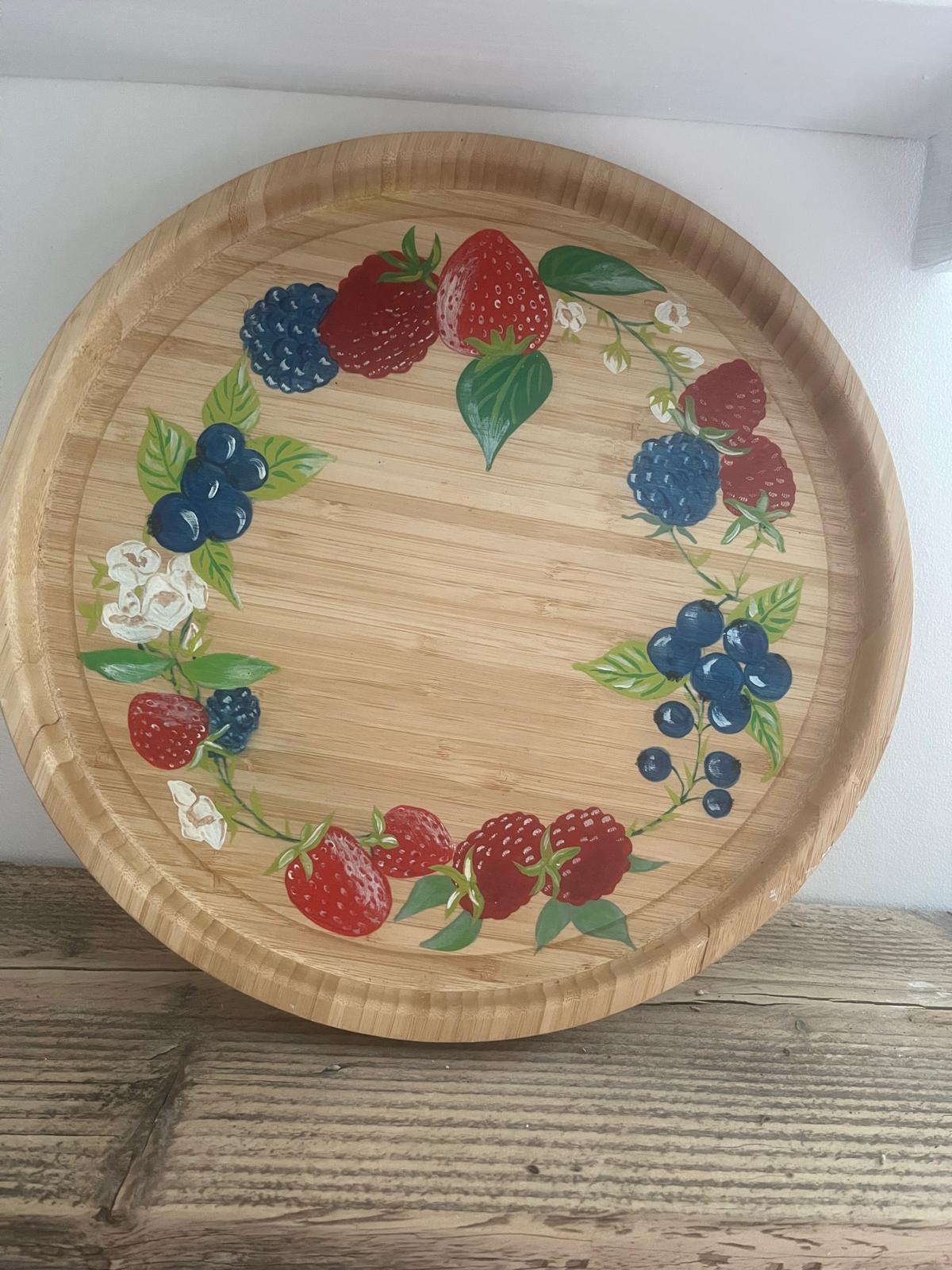 Grand plateau fruits rouges